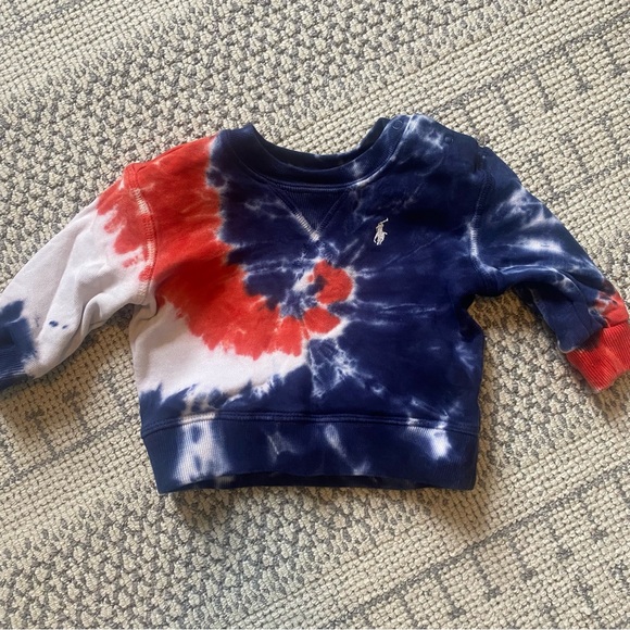 Polo Ralph Lauren Other - Polo Ralph Lauren Baby Boys 6-12 months Tie Dye Sweater Multicolor